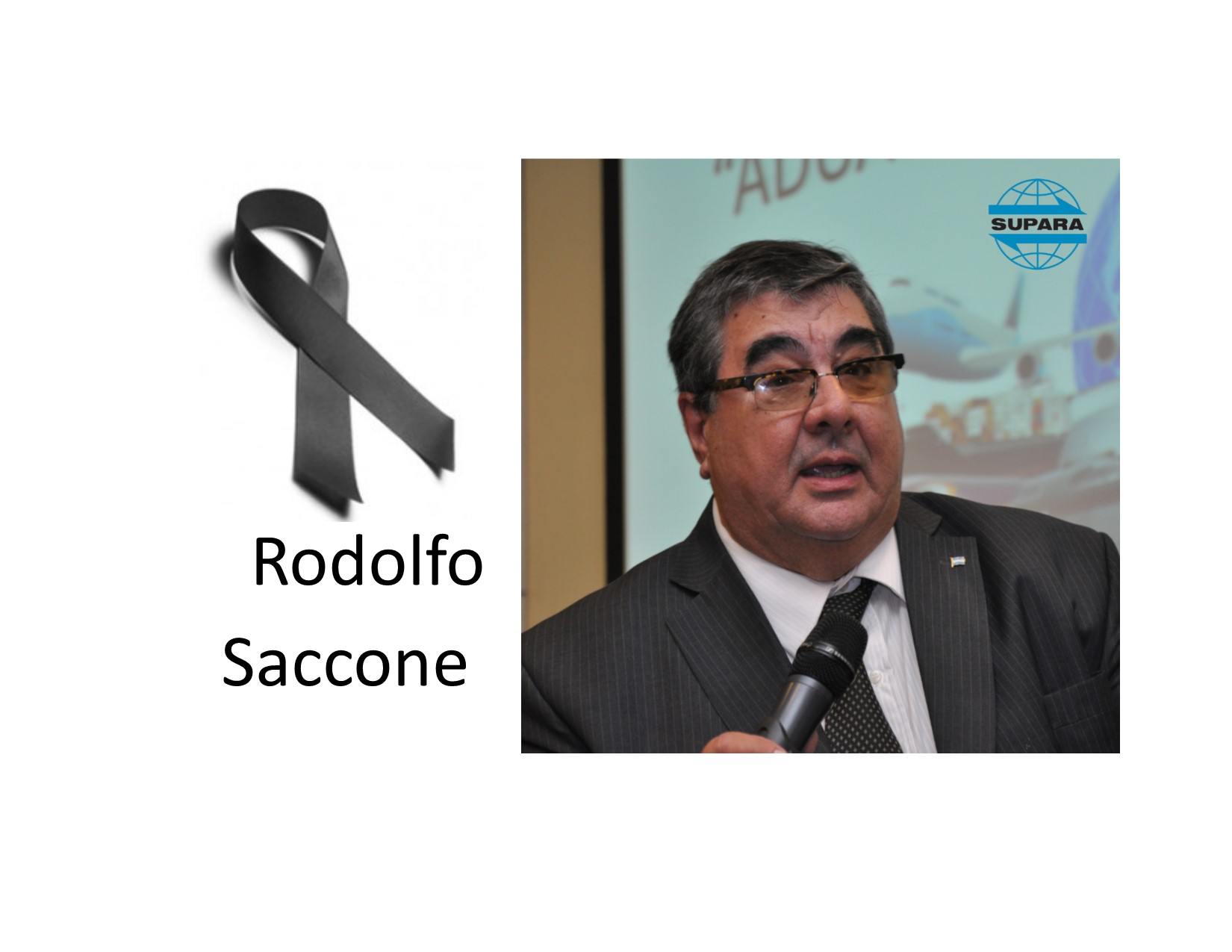 CONDOLENCIAS | RODOLFO SACCONE