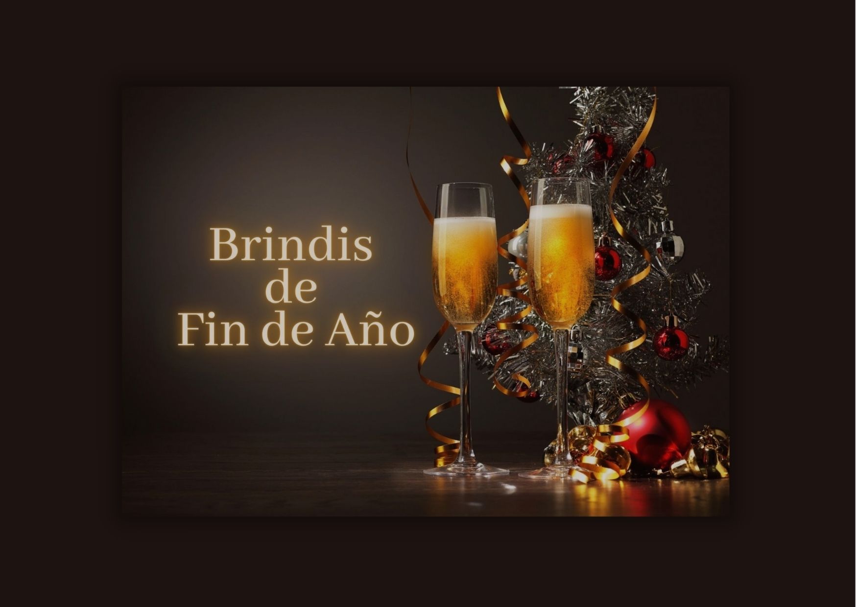 BRINDIS DE FIN DE AÑO