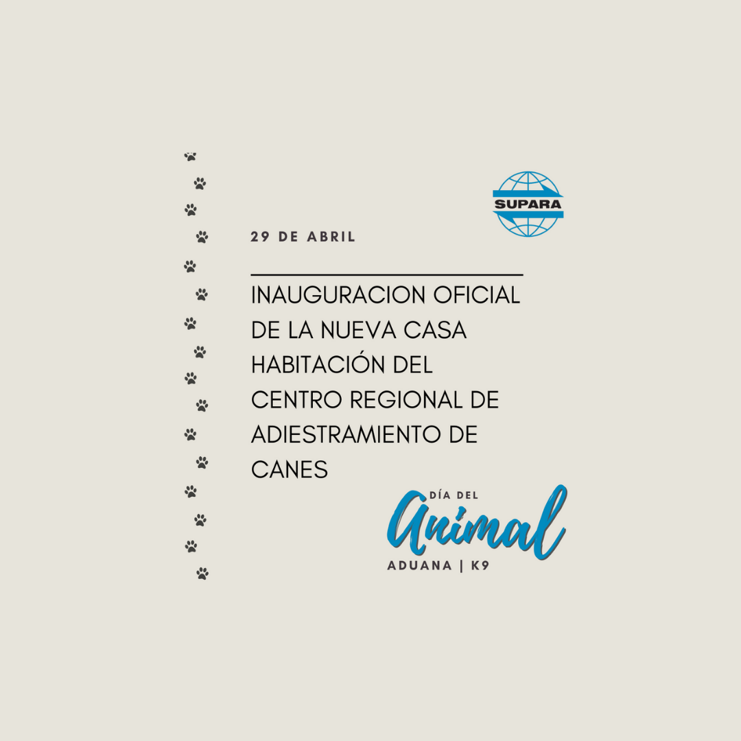 INAUGURACION DE LA NUEVA CASA HABITACIÓN DEL CENTRO REGIONAL DE ADIESTRAMIENTO DE CANES