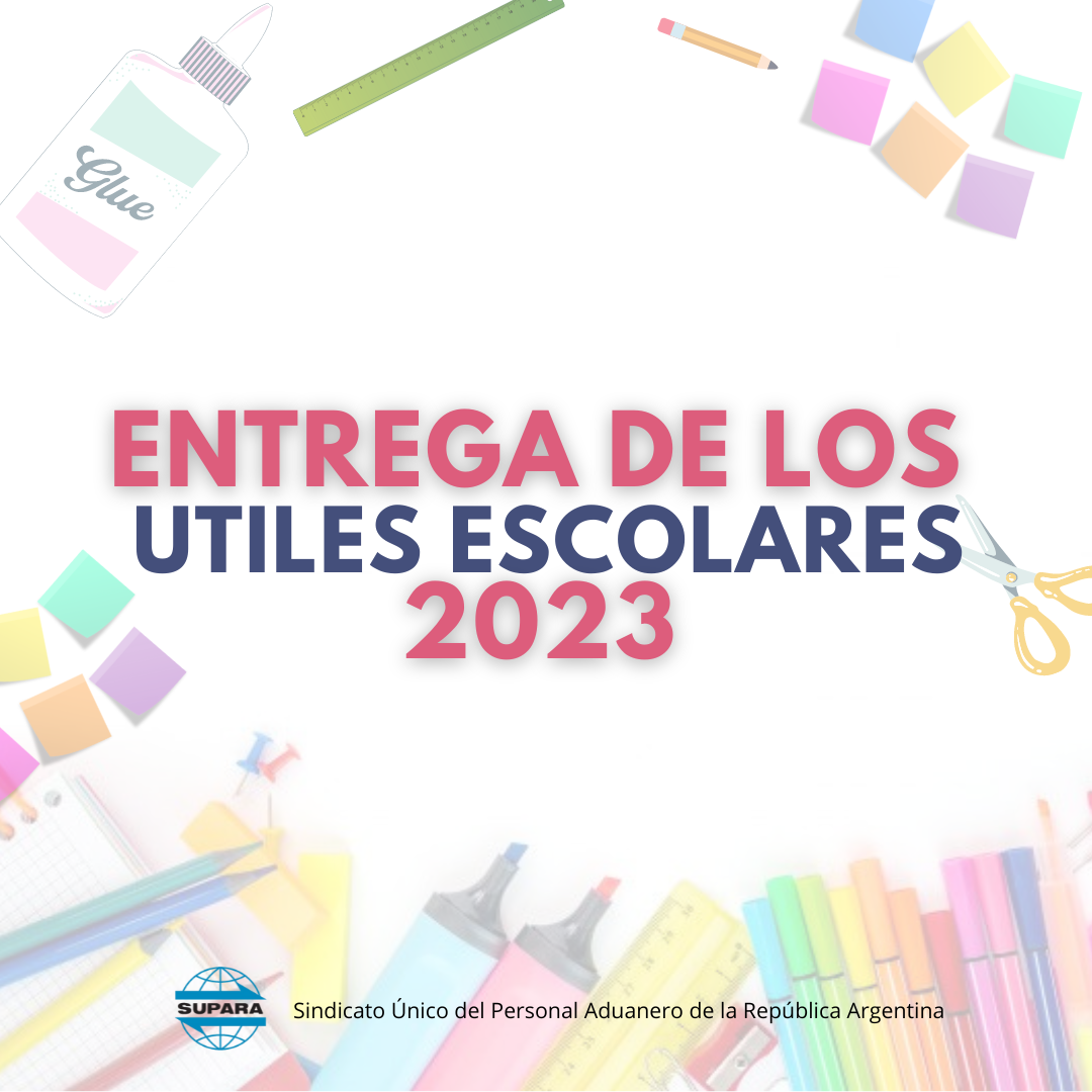 ENTREGA DE UTILES ESCOLARES 2023