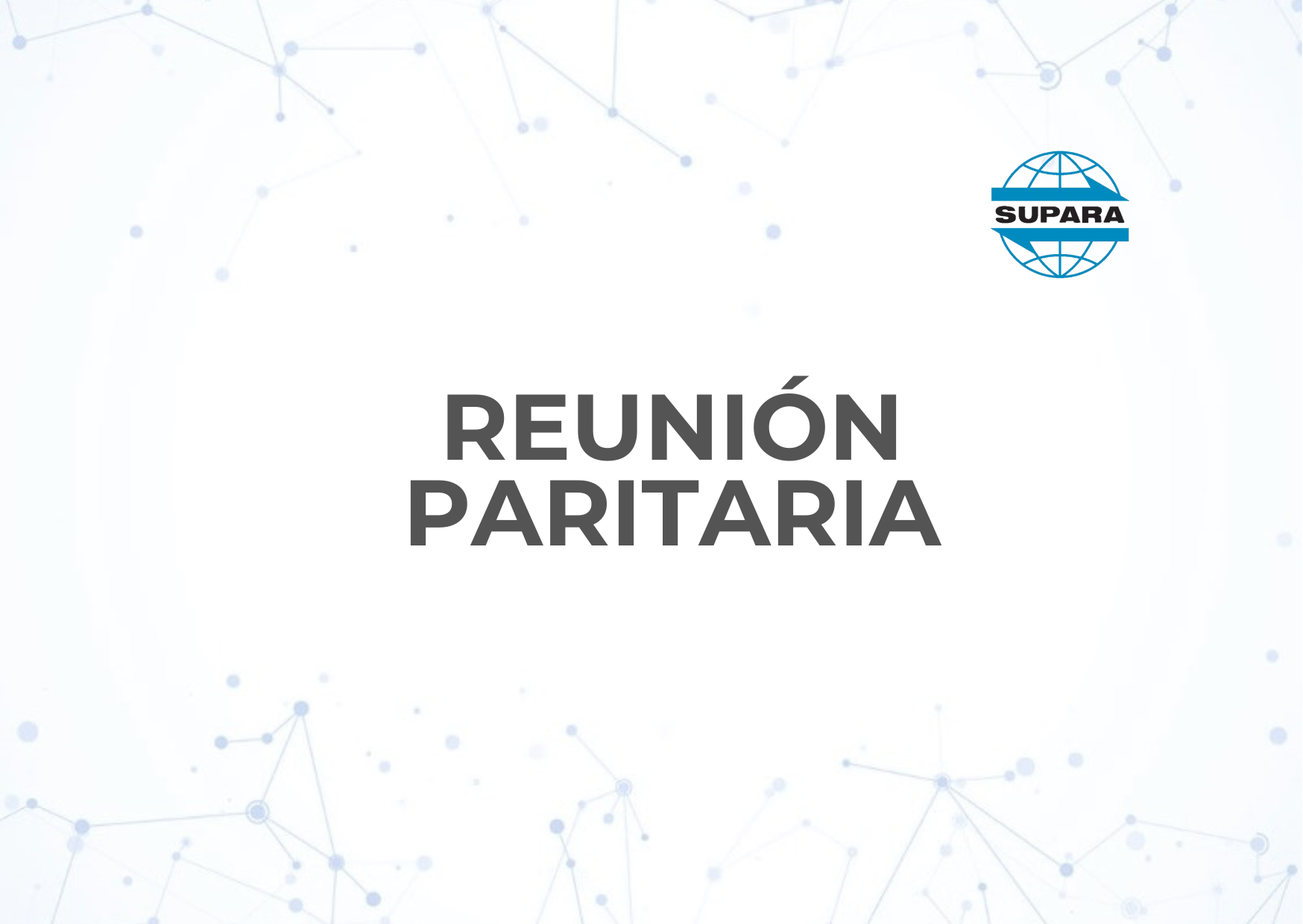 REUNIÓN PARITARIA