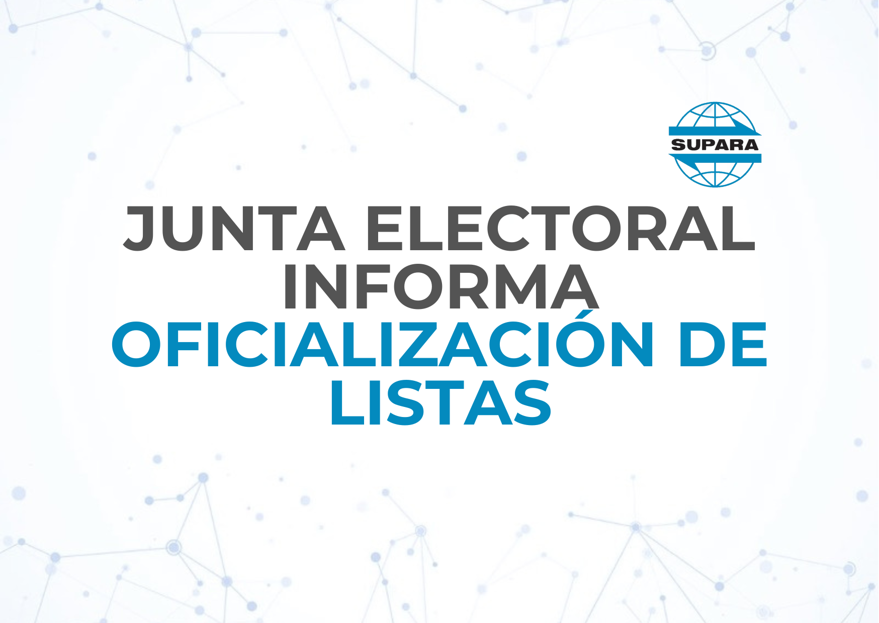 JUNTA ELECTOTAL INFORMA