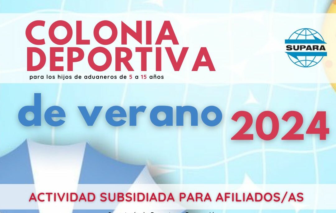 COLONIA DEPORTIVA DE VERANO 2024