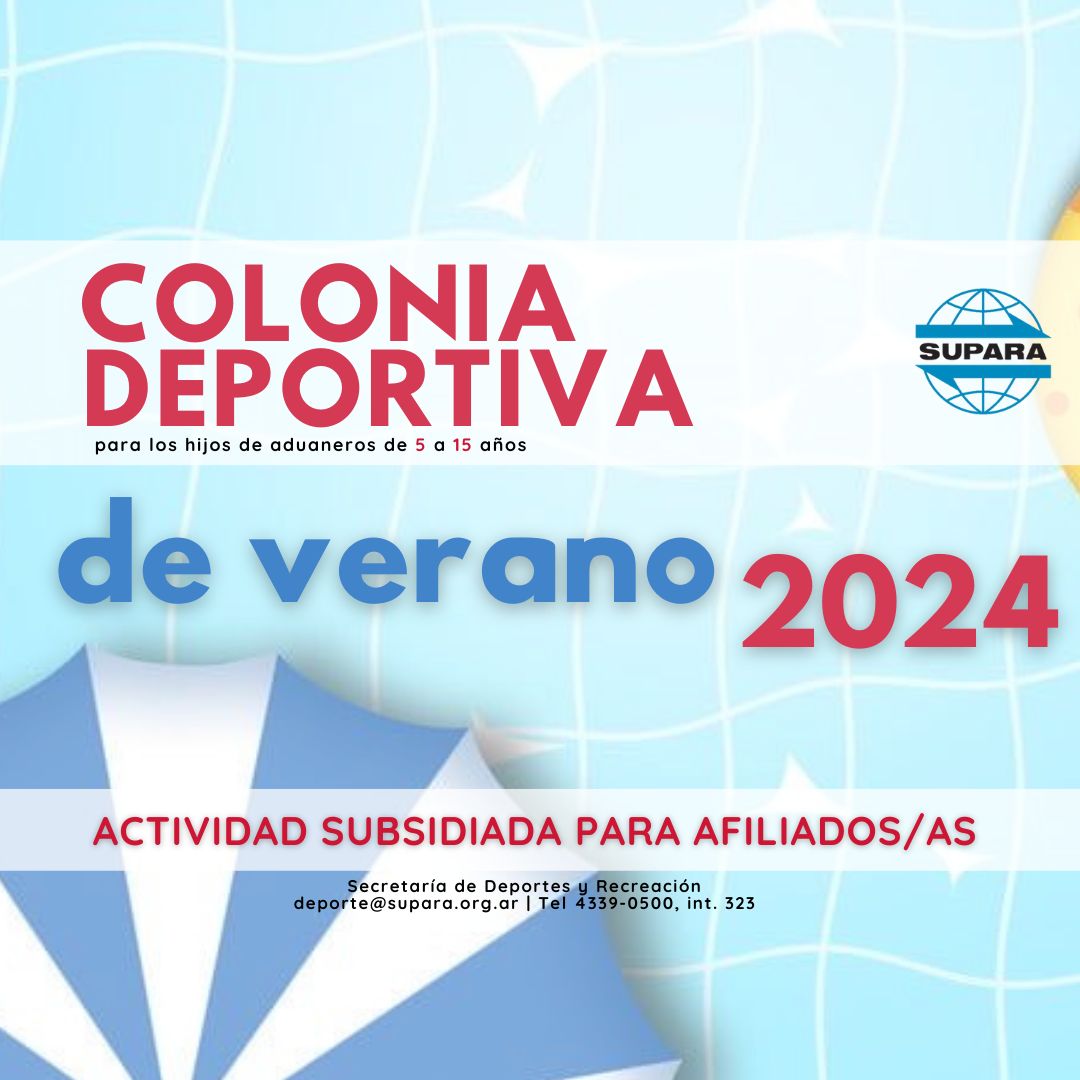COLONIA DEPORTIVA DE VERANO 2024
