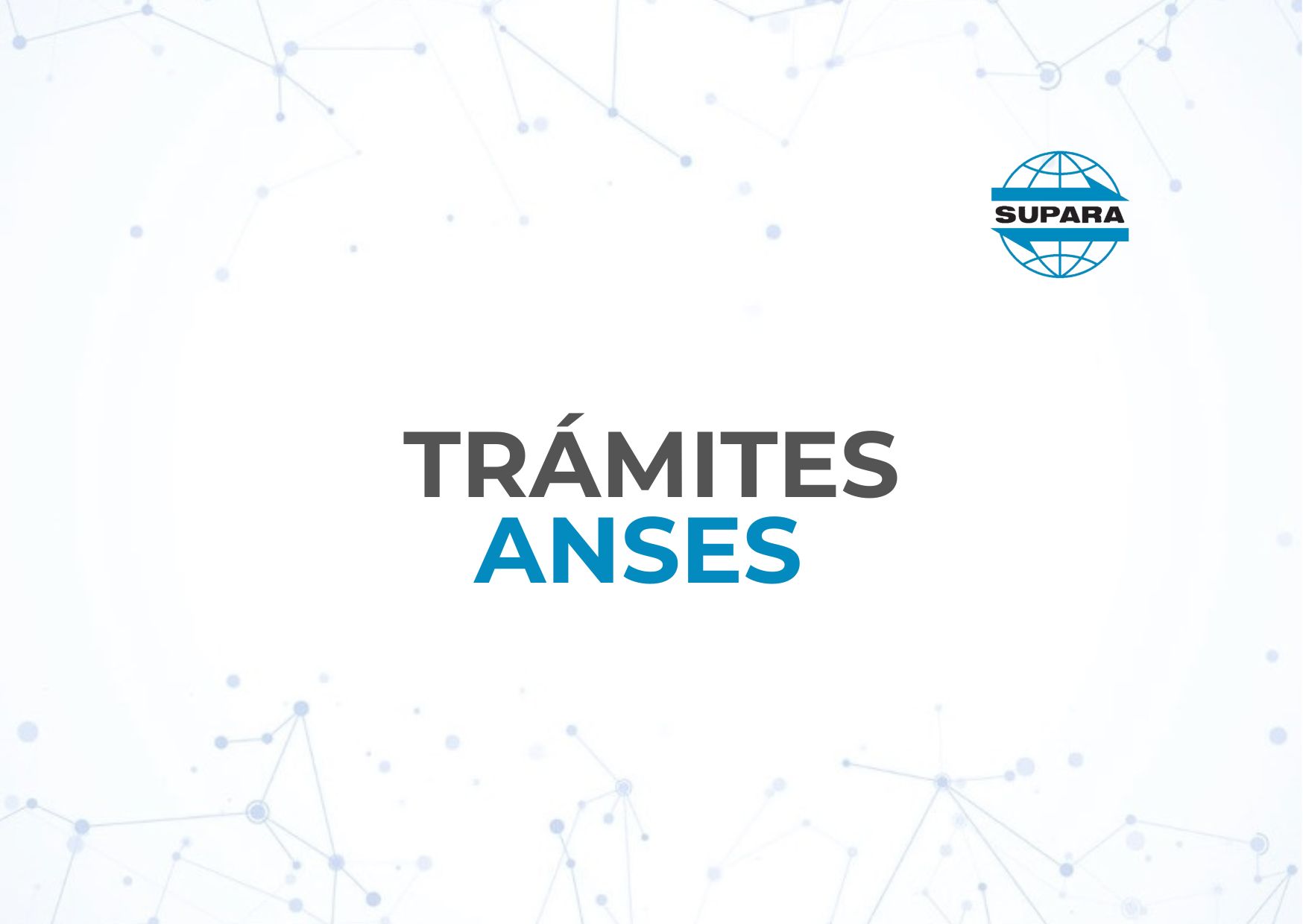 TRÁMITES ANSES