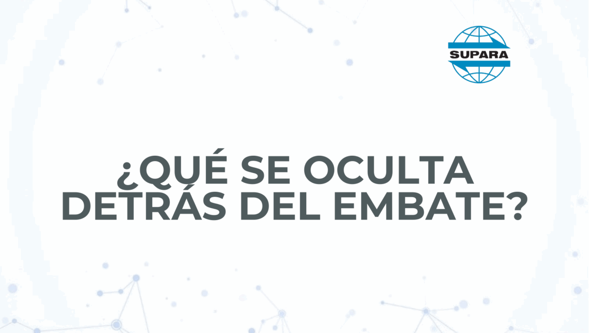¿QUÉ SE OCULTA DETRÁS DEL EMBATE?