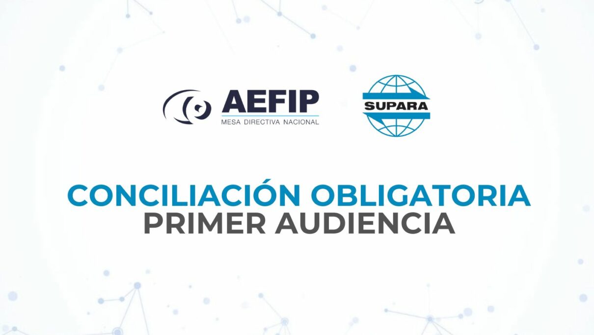 CONCILIACIÓN OBLIGATORIA – PRIMER AUDIENCIA