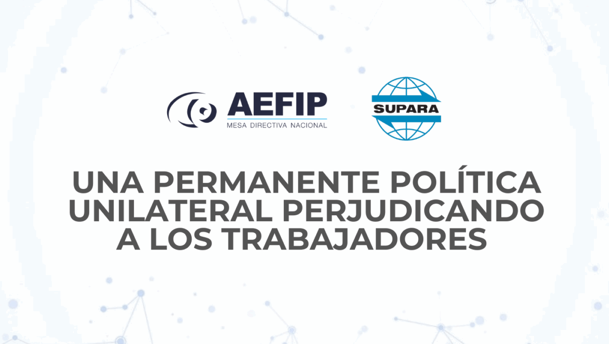 COMUNICADO CONJUNTO SUPARA – AEFIP