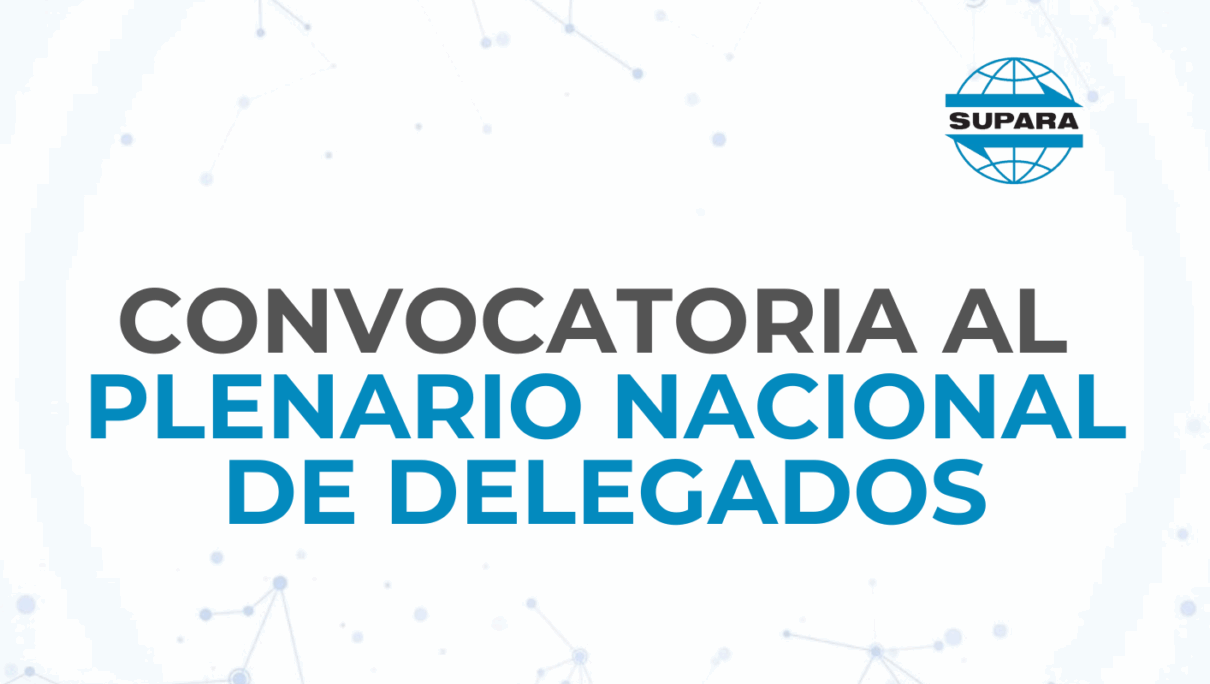 CONVOCATORIA AL PLENARIO NACIONAL DE DELEGADOS