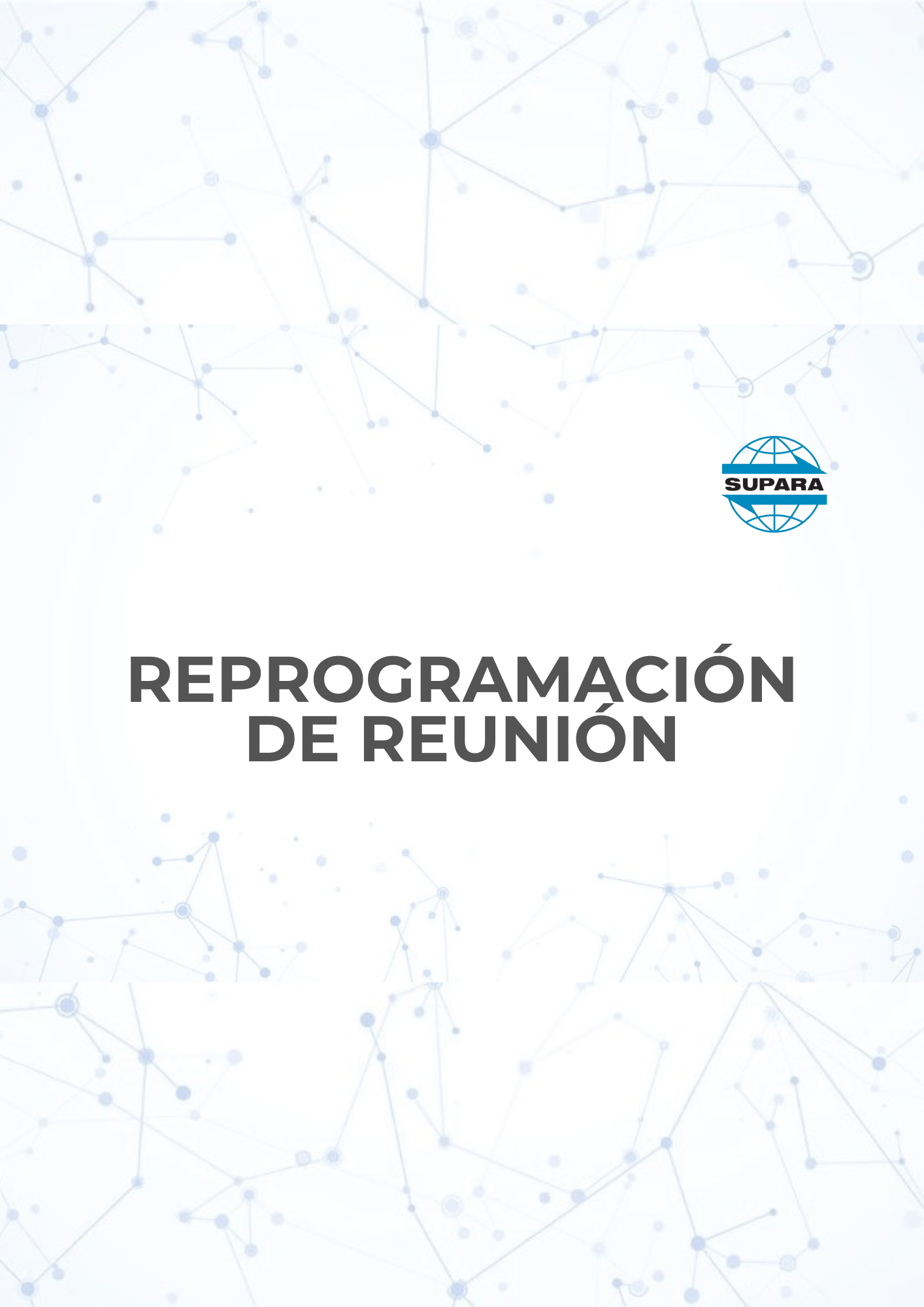 REPROGRAMACIÓN DE REUNIÓN