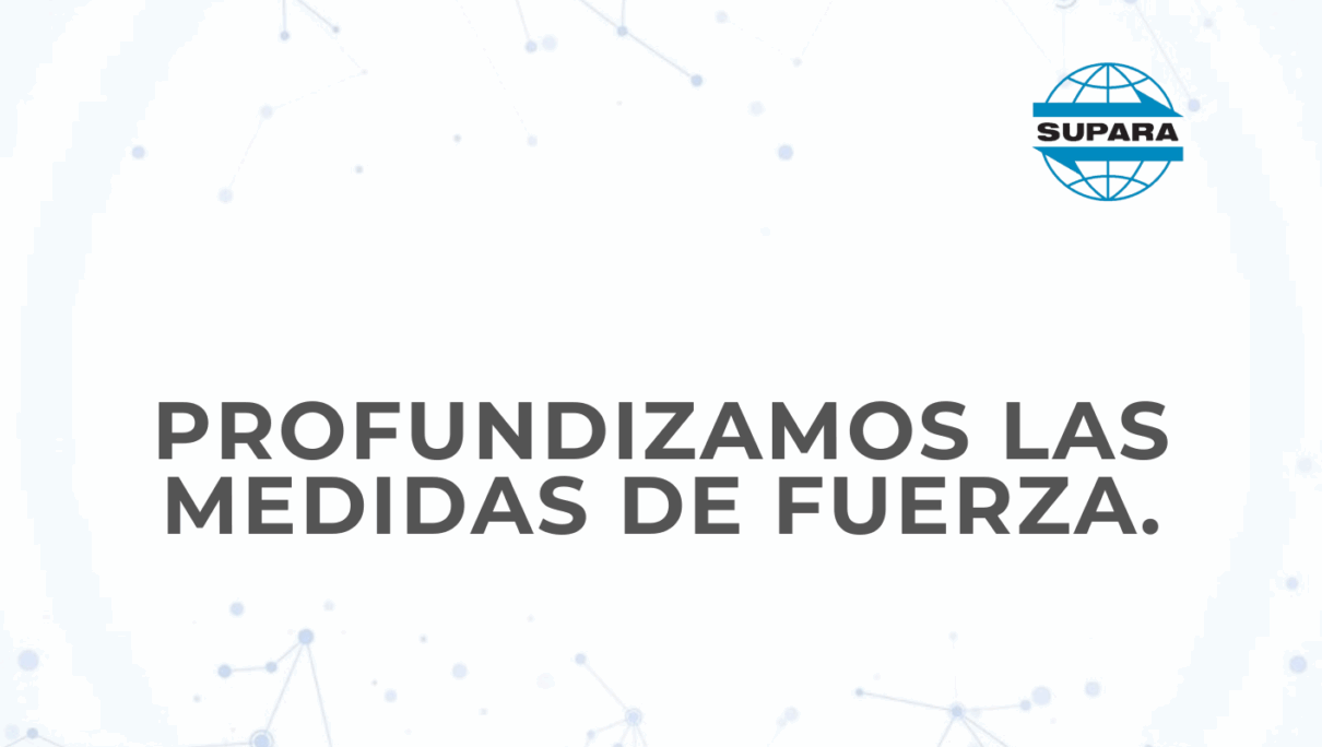 PROFUNDIZAMOS LAS MEDIDAS DE FUERZA