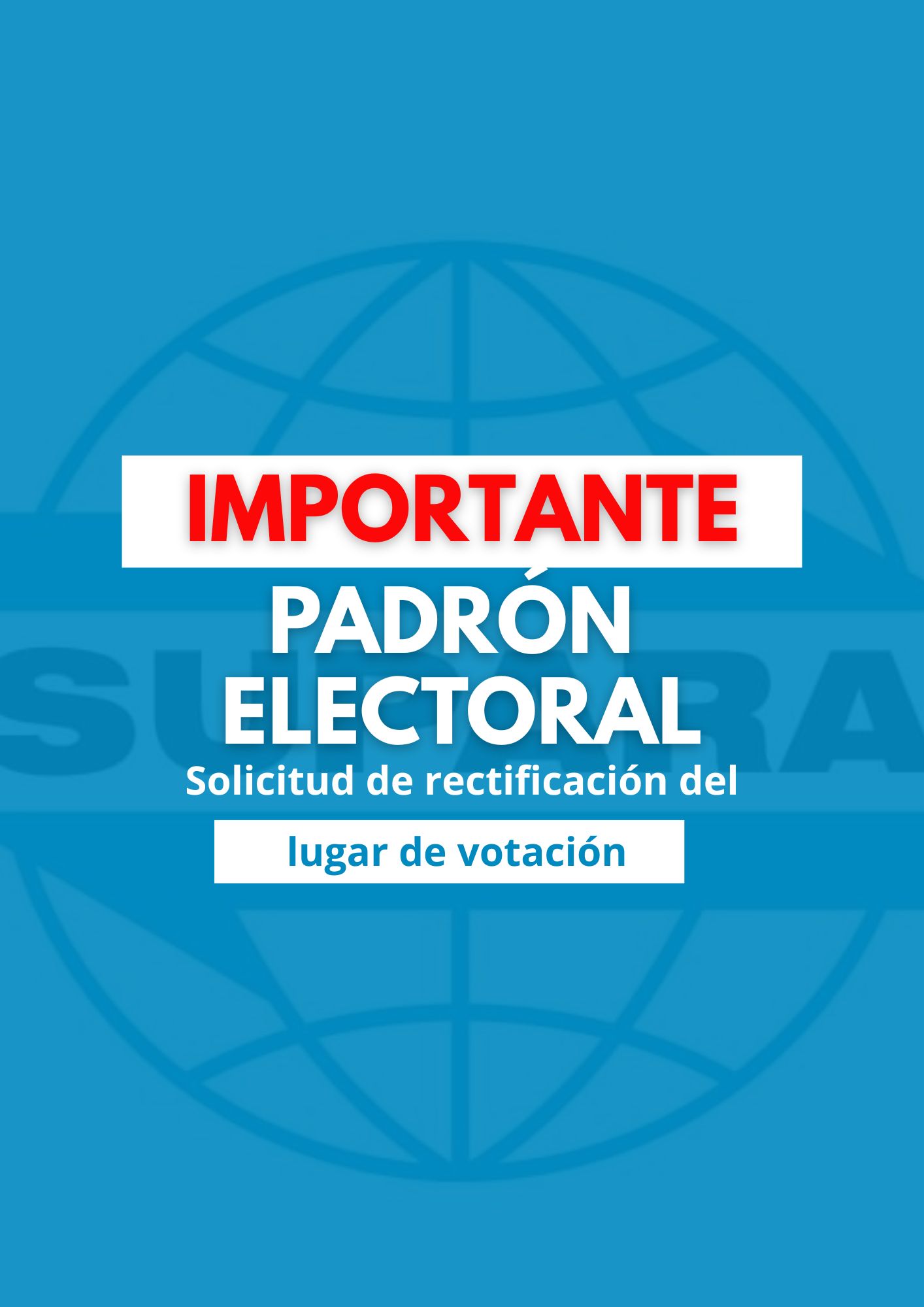 ATENCIÓN: IMPORTANTE