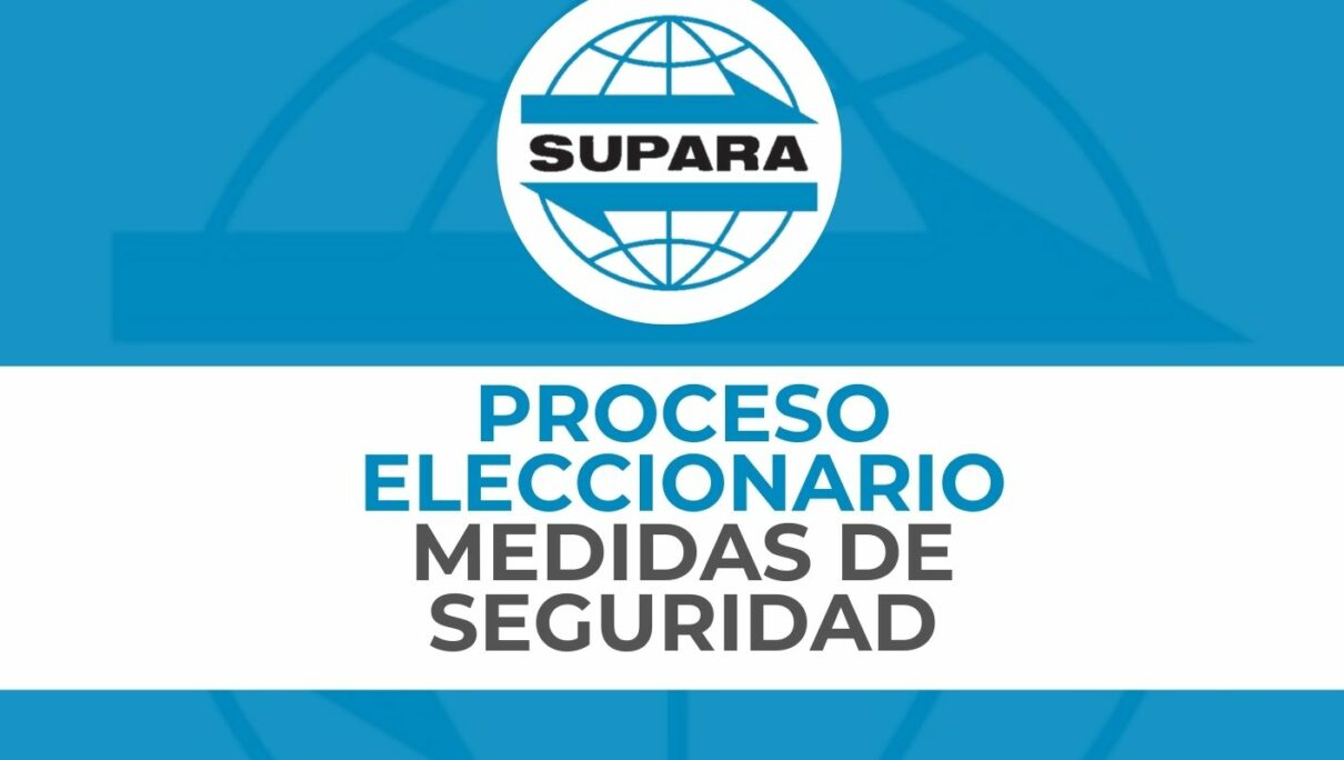 PROCESO ELECCIONARIO – MEDIDAS DE SEGURIDAD