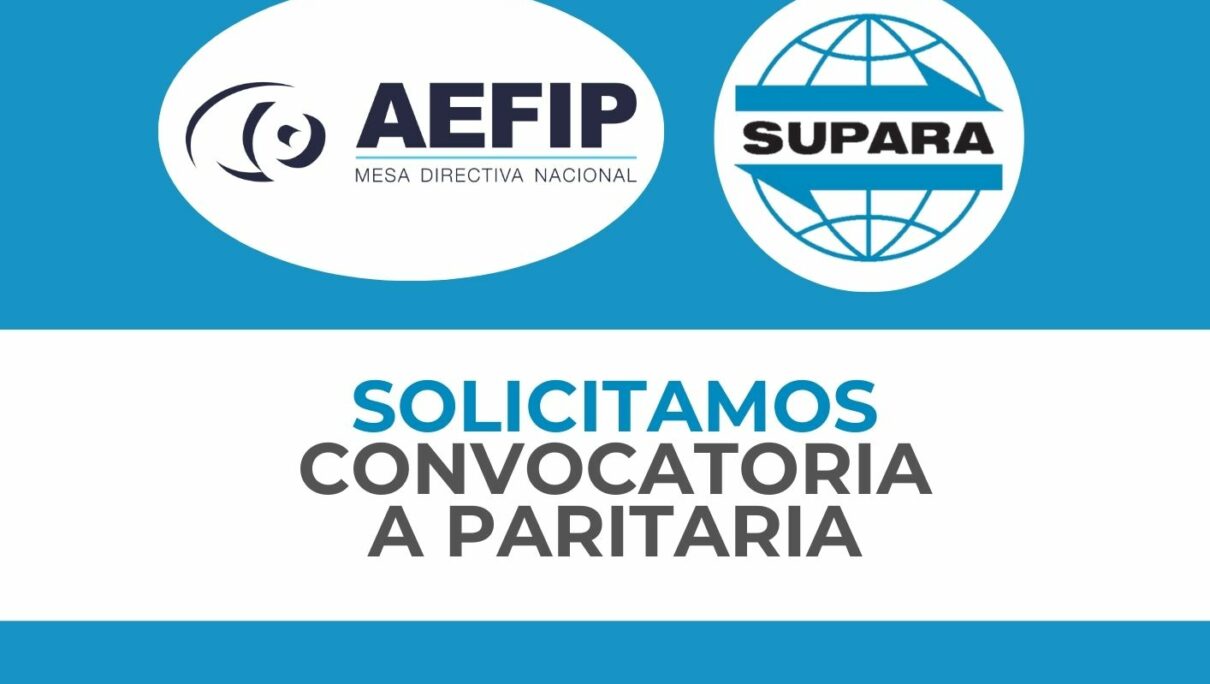 SOLICITAMOS CONVOCATORIA A PARITARIA