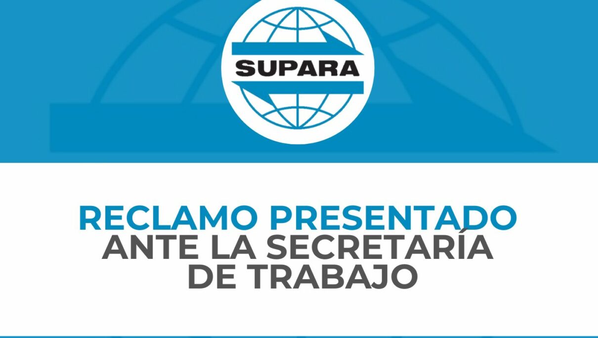 RECLAMO PRESENTADO ANTE LA SECRETARÍA DE TRABAJO