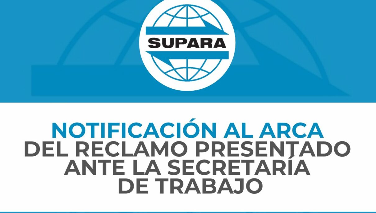 COMUNICADO CONJUNTO – NOTIFICACION AL ARCA