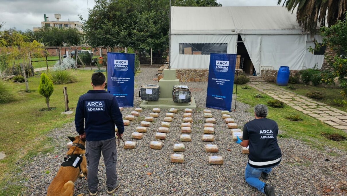 GOLPE AL NARCOTRÁFICO: MÁS DE 55 KILOS DE MARIHUANA SECUESTRADOS EN ENCOMIENDAS