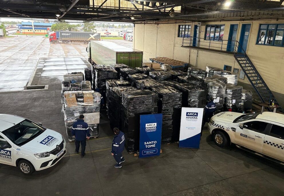 LA ADUANA RETUVO MERCADERÍA POR MÁS DE $500 MILLONES EN UN PROCEDIMIENTO SOBRE LA RUTA 14